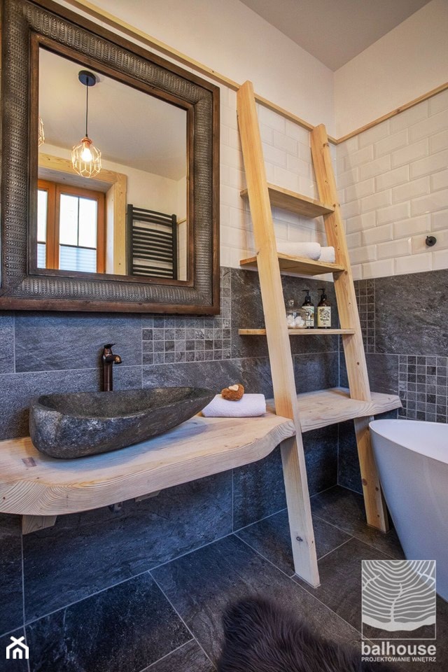 Hotel butikowy-Niedźwiedzia Residence -łazienka przy pokoju romantycznym - zdjęcie od balhouse - projektowanie wnętrz - Homebook