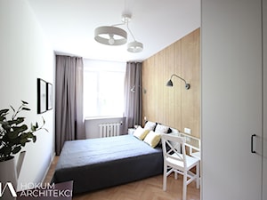 Mieszkanie do wynajęcia w Warszawie, 60m2 - Sypialnia, styl skandynawski - zdjęcie od Hokum Architekci