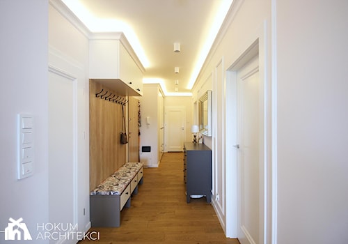 Apartament dla rodziny, 92m2 - Hol / przedpokój, styl tradycyjny - zdjęcie od Hokum Architekci