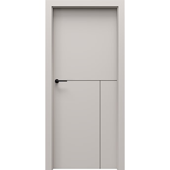 PORTA DESIRE_5_Czarne Intarsje_Lakier UV Premium Plus_Kaszmir_Porta SYSTEM_klamka FIORO Czarny