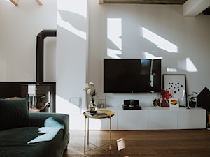 Konkurs O!Twórz Mieszkanie - Średni biały salon, styl nowoczesny - zdjęcie od PORTA DRZWI