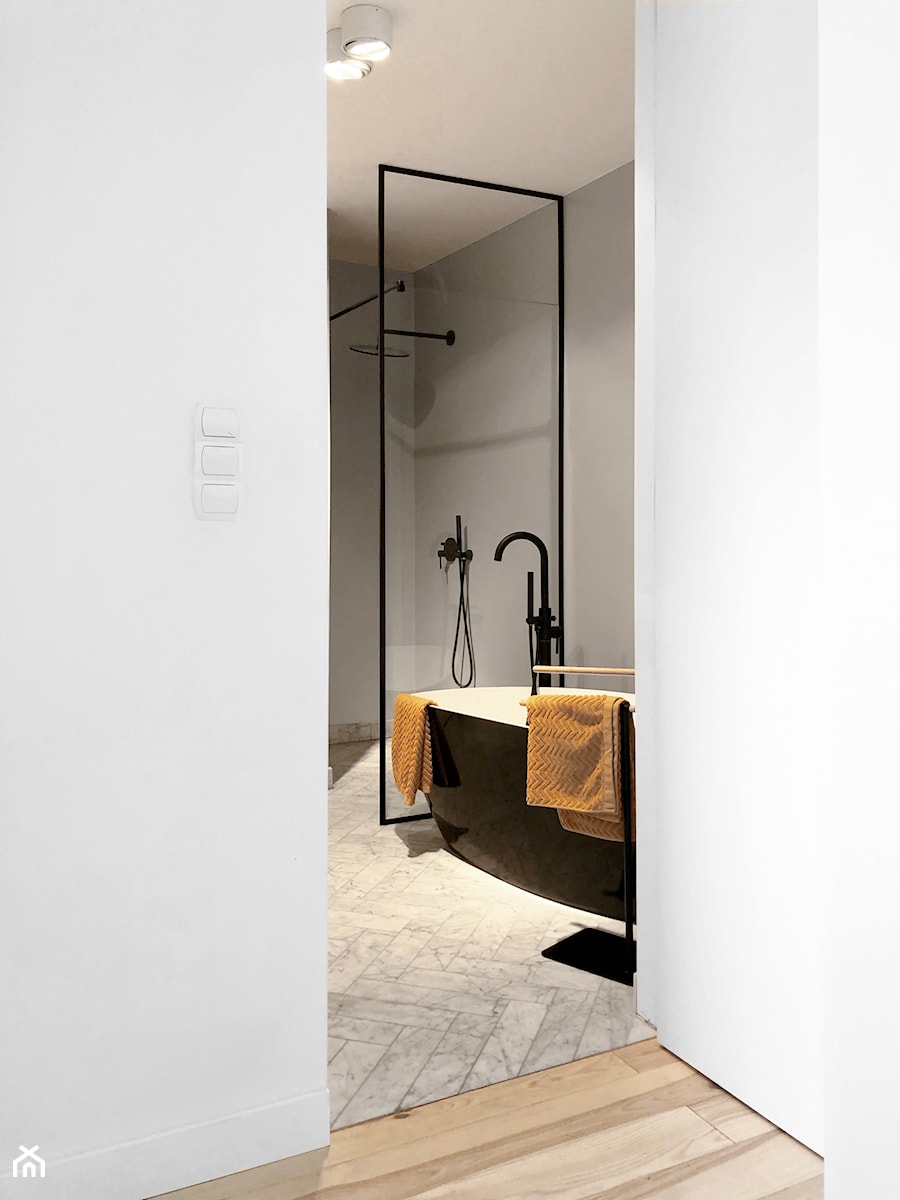 Konkurs O!Twórz Mieszkanie - Duża łazienka, styl minimalistyczny - zdjęcie od PORTA DRZWI