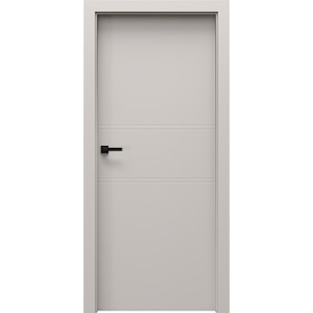 PORTA VECTOR Premium_C_Lakier UV Premium Plus_Kaszmir_Porta SYSTEM_klamka ELEGANTO Czarny