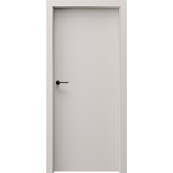 PORTA ART DECO_6_Lakier UV Premium Plus_Kaszmir_Porta SYSTEM_klamka FIORO Czarny