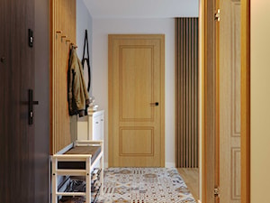 Drzwi o wysokości 220 cm - Hol / przedpokój, styl skandynawski - zdjęcie od PORTA DRZWI