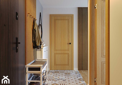 Drzwi o wysokości 220 cm - Hol / przedpokój, styl skandynawski - zdjęcie od PORTA DRZWI
