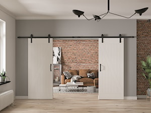 Drzwi przesuwne - Salon, styl nowoczesny - zdjęcie od PORTA DRZWI