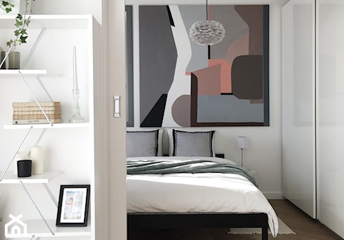 Konkurs O!Twórz Mieszkanie - Średnia biała sypialnia, styl nowoczesny - zdjęcie od PORTA DRZWI
