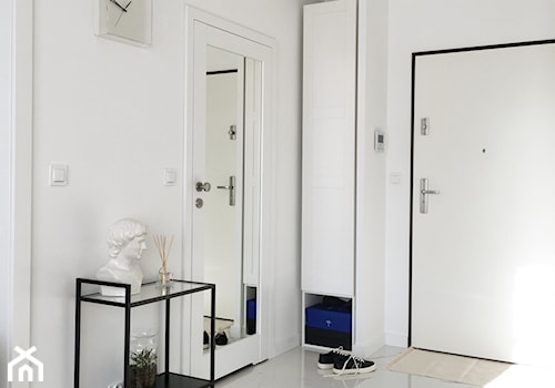Konkurs O!Twórz Mieszkanie - Duży biały hol / przedpokój, styl minimalistyczny - zdjęcie od PORTA DRZWI