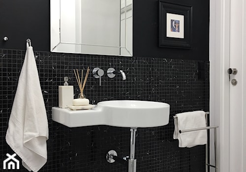 Konkurs O!Twórz Mieszkanie - Z marmurową podłogą łazienka, styl nowoczesny - zdjęcie od PORTA DRZWI