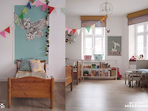 Inspiracje - Średni biały pokój dziecka dla dziecka dla rodzeństwa, styl nowoczesny - zdjęcie od PORTA DRZWI