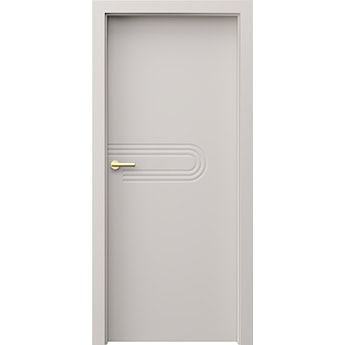 PORTA ART DECO_4_Lakier UV Premium Plus_Kaszmir_Porta SYSTEM_klamka AZURA Złoty