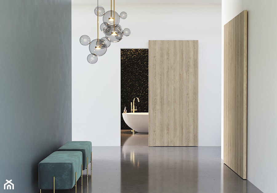 Drzwi przesuwne - Hol / przedpokój, styl minimalistyczny - zdjęcie od PORTA DRZWI