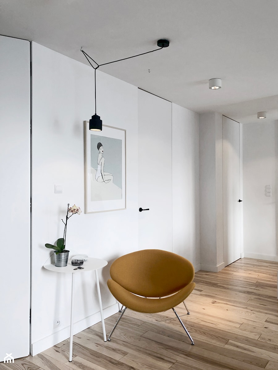 Konkurs O!Twórz Mieszkanie - Średni biały hol / przedpokój, styl minimalistyczny - zdjęcie od PORTA DRZWI