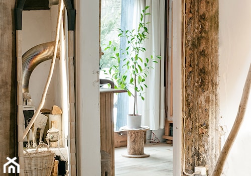 Konkurs O!Twórz Mieszkanie - Średni szary hol / przedpokój, styl rustykalny - zdjęcie od PORTA DRZWI