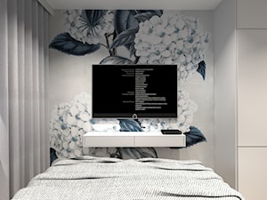 MIESZKANIE W CIEPŁYCH BARWACH JESIENI - Sypialnia, styl nowoczesny - zdjęcie od KRET'''KA PRACOWNIA PROJEKTOWA