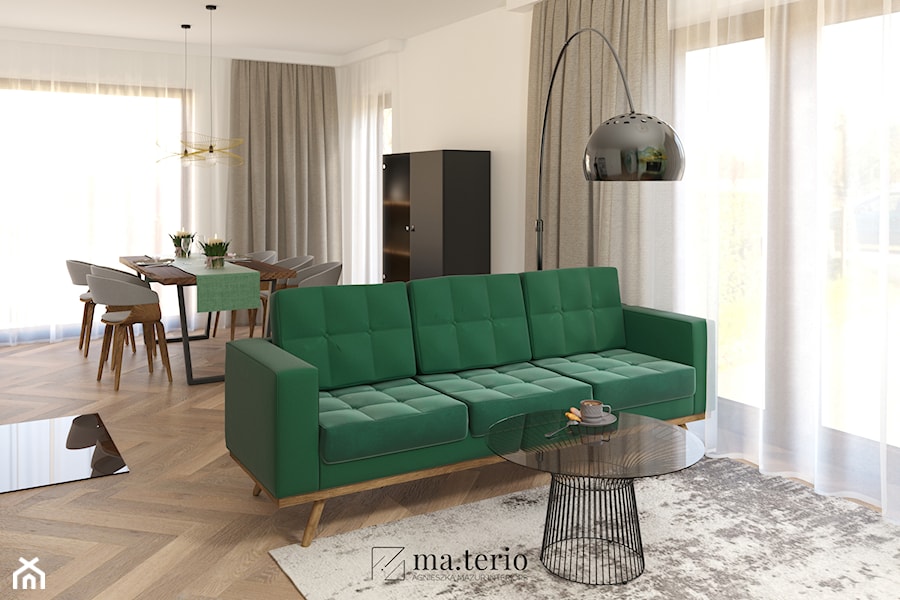 Elegancka zieleń - zdjęcie od materio INTERIORS