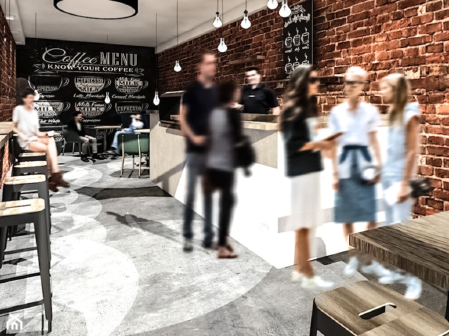 Koncepcja aranżacji wnętrza kawiarni - zdjęcie od Jakub Batycki - Architekt / projektant wnętrz