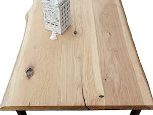 Stół dębowy z litego drewna jadalniany - zdjęcie od woodland