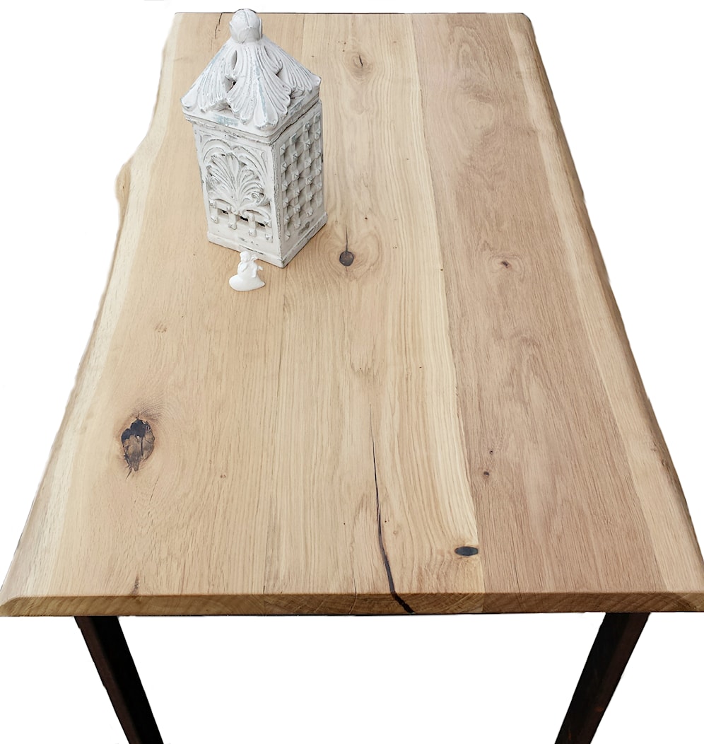 Stół dębowy z litego drewna jadalniany - zdjęcie od woodland - Homebook