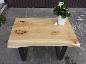 Stół z litego drewna dębowego - zdjęcie od woodland