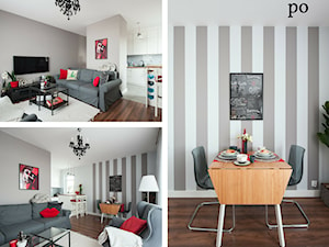 Pokój dzienny po metamorfozie home staging dla domu - zdjęcie od HOME STAGERKA