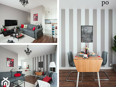 Aranżacje wnętrz - Salon: Pokój dzienny po metamorfozie home staging dla domu - HOME STAGERKA. Przeglądaj, dodawaj i zapisuj najlepsze zdjęcia, pomysły i inspiracje designerskie. W bazie mamy już prawie milion fotografii!