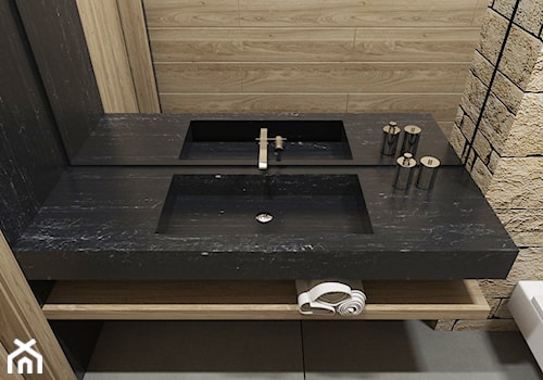 Dom Tczew - Mała łazienka, styl nowoczesny - zdjęcie od Studio 23A