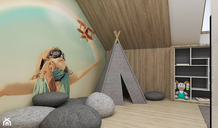 Dom w Pigwowcach - Pokój dziecka, styl nowoczesny - zdjęcie od Studio 23A