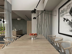 Minimalistycznie - dom Wejherowo - Jadalnia, styl minimalistyczny - zdjęcie od Studio 23A