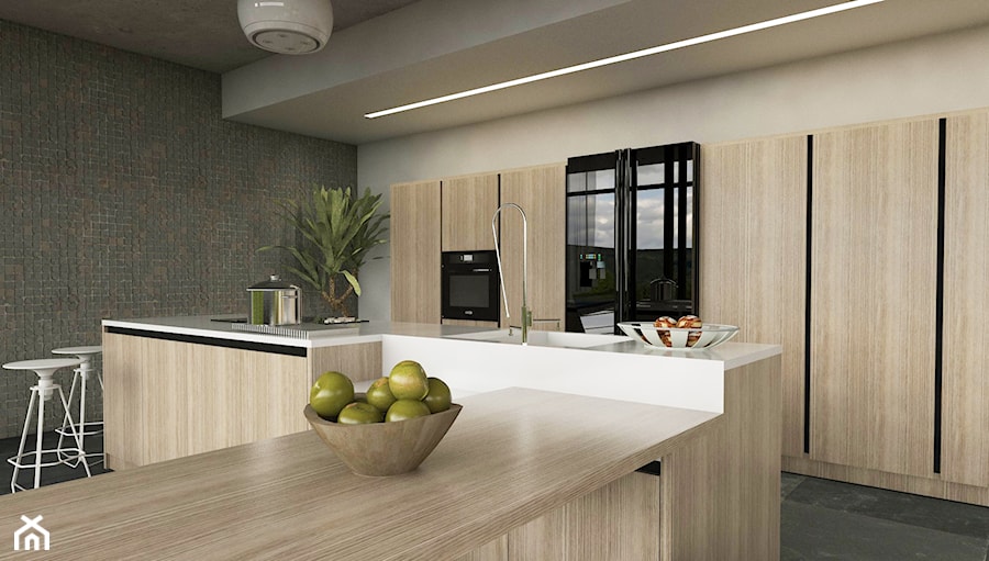 Minimalistycznie - dom Wejherowo - Kuchnia, styl minimalistyczny - zdjęcie od Studio 23A