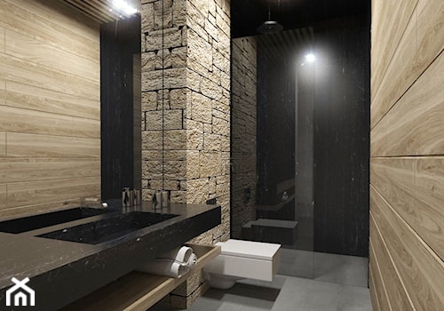 Dom Tczew - Średnia bez okna łazienka, styl nowoczesny - zdjęcie od Studio 23A