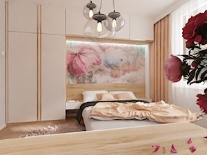 Mieszkanie dla 2+1 - Sypialnia, styl nowoczesny - zdjęcie od ARThoME Klaudia Chmielowska