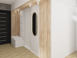 Mieszkanie dla 2+1 - Hol / przedpokój, styl nowoczesny - zdjęcie od ARThoME Klaudia Chmielowska