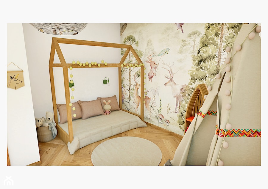 Leśny pokój - Pokój dziecka, styl nowoczesny - zdjęcie od Midnight Interiors