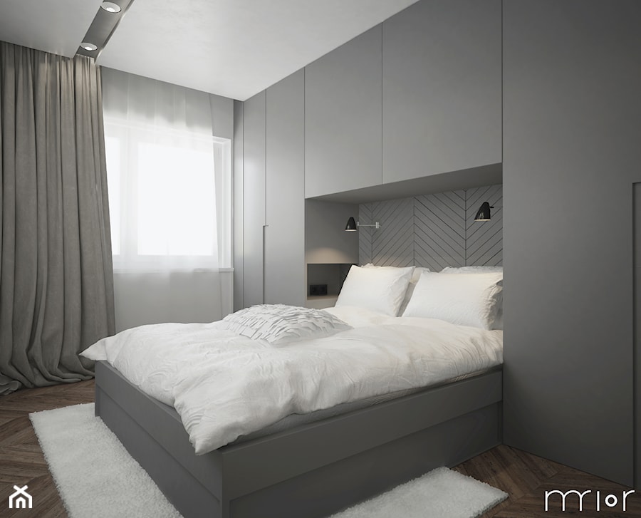 Mieszkanie 40 m2 - Sypialnia - zdjęcie od mrior