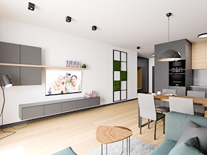 Mieszkanie Warszawa - Salon, styl nowoczesny - zdjęcie od Pixels