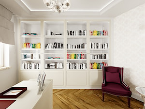 Dom Cyprianka - Średnie w osobnym pomieszczeniu białe biuro - zdjęcie od Pixels
