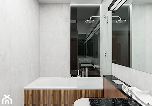 Mieszkanie Chrobry - Mała bez okna łazienka, styl nowoczesny - zdjęcie od Pixels