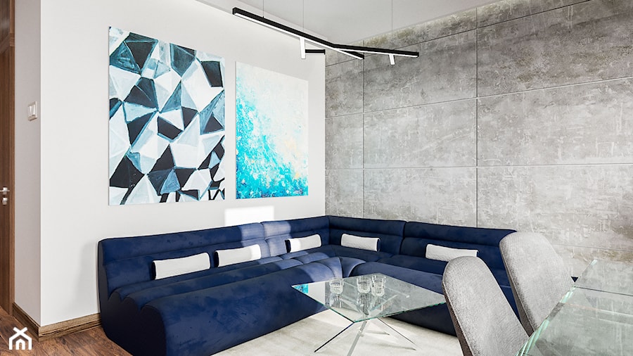 Mieszkanie Chrobry - Salon, styl nowoczesny - zdjęcie od Pixels
