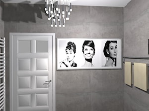 Łazienka z prysznicem - Średnia bez okna łazienka, styl minimalistyczny - zdjęcie od PŁYTKI-SKLEP24