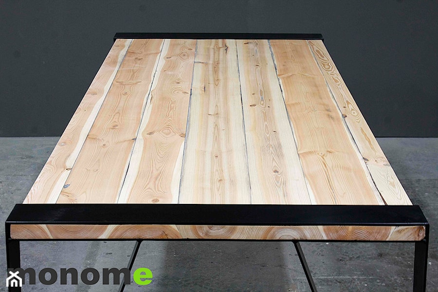 Stół Milano - drewno i metal - zdjęcie od monome