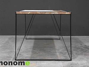 Stół Milano - drewno i metal - zdjęcie od monome