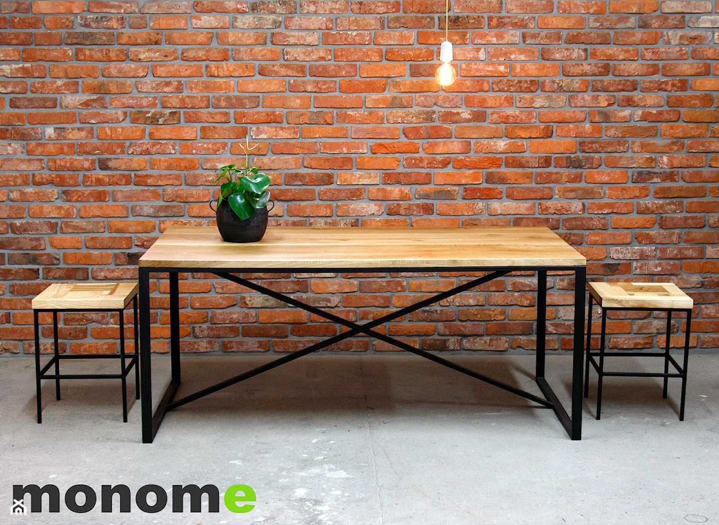 Stół Bochum nowoczesny, industrialny, loftowy - zdjęcie od monome - Homebook
