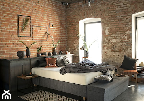 Rumba - Średnia sypialnia, styl industrialny - zdjęcie od Materace Hilding