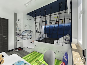 POKÓJ CHŁOPCA | CHILDREN'S SPACE - Średni pokój dziecka dla chłopca, styl nowoczesny - zdjęcie od 22pm Studio Design