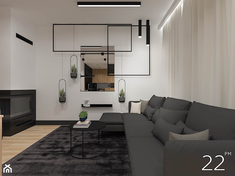 SALON Z KUCHNIĄ | 30M2 - zdjęcie od 22pm Studio Design