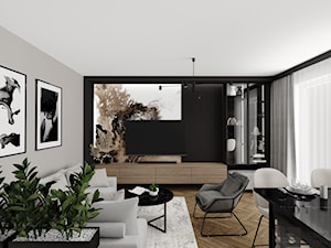 Mieszkanie Radom - Salon, styl nowoczesny - zdjęcie od Joanna Stelmaszczuk Projektowanie Wnętrz