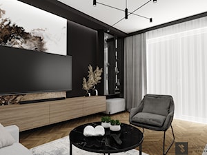 Mieszkanie Radom - Salon, styl nowoczesny - zdjęcie od Joanna Stelmaszczuk Projektowanie Wnętrz