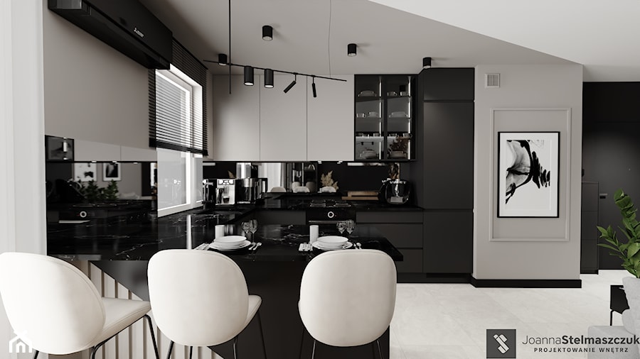 Mieszkanie Radom - Kuchnia, styl nowoczesny - zdjęcie od Joanna Stelmaszczuk Projektowanie Wnętrz